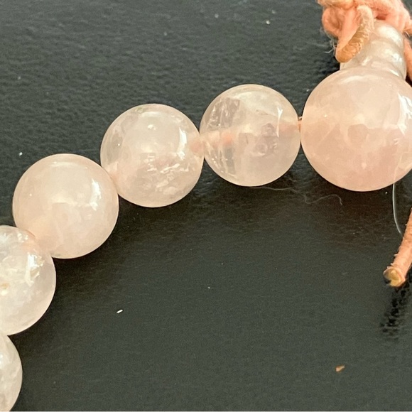 💗 ROSE QUARTZ BRACELET – 7” EXPANDABLE - Picture 4 of 6